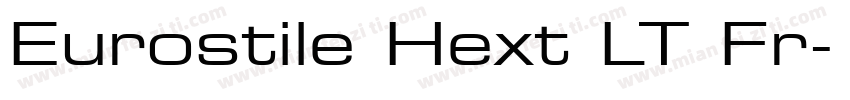 Eurostile Hext LT Fr字体转换